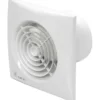 Thermex Silent 300CHRZ badventilator, fugtstyring, timer, Ø150 mm, hvid