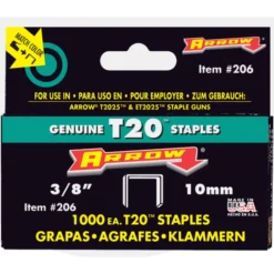 T2025 hæfteklammer flad 5000 stk, Ø8/10 mm