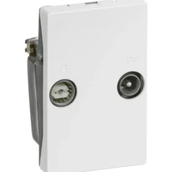 Triax Fuga TD260E antenneudtag TV og radio slutdåse 1,5 modul, hvid
