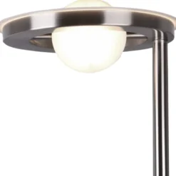 Trio Lighting Barrie gulvlampe, børstet stål