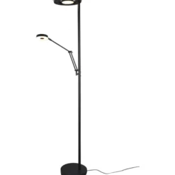 Trio Lighting Barrie gulvlampe, sort