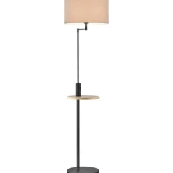 Trio Lighting Claas gulvlampe, sort