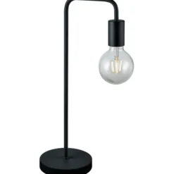 Trio Lighting Diallo bordlampe, sort