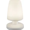 Trio Lighting Dora udendørs genopladelig bordlampe