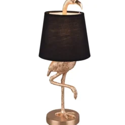 Trio Lighting Lola bordlampe, sort/guld
