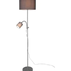 Trio Lighting Owen gulvlampe, grå