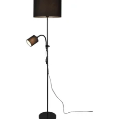 Trio Lighting Owen gulvlampe, sort