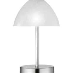 Trio Lighting Queen bordlampe, børstet stål