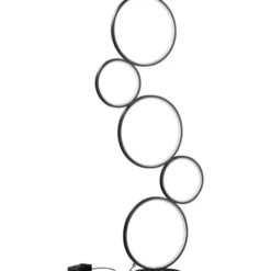 Trio Lighting Rondo gulvlampe, sort, 115 cm