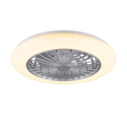 Trio Lighting Stralsund loftventilator med lys, titanium