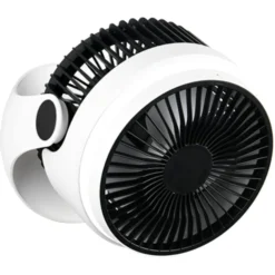 Trio Lighting Tempest bordventilator med lys