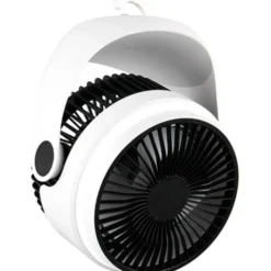 Trio Lighting Tempest bordventilator med lys