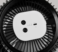 Trio Lighting Tempest bordventilator med lys