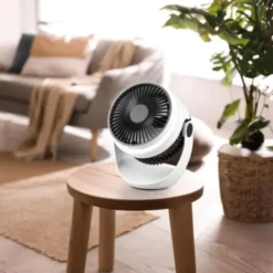 Trio Lighting Tempest bordventilator med lys