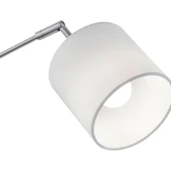 Trio Lighting Tommy gulvlampe, børstet stål