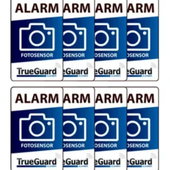 TrueGuard fotoalarm klistermærke