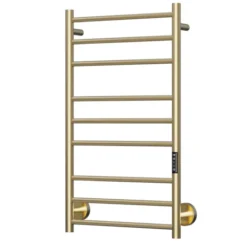 TVS Plus 9L håndklædetørrer, el, 50x86 cm, børstet guld