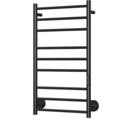 TVS Plus 9L håndklædetørrer, el, 50x86 cm, sort