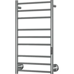 TVS Plus 9 Steel håndklædetørrer, el, 50x86 cm, krom