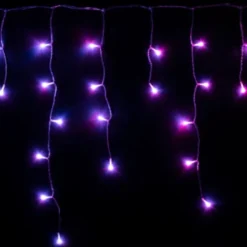 Twinkly istapper udendørs lyskæde, 190 farvede + hvide lys, 5 meter