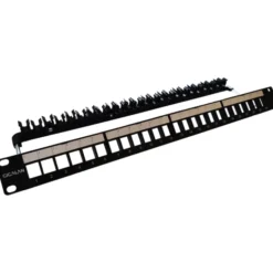 Universel patchpanel til GIGA-LAN Keystone kabelsystemer 5e/6/6A