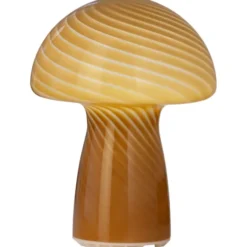 Veli Line Mushroom genopladelig bordlampe, brun