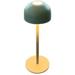 Veli Line Shine genopladelig bordlampe, grøn