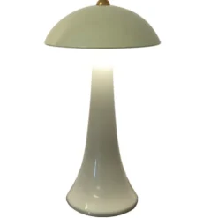 Veli Line Smooth Touch genopladelig bordlampe, grøn