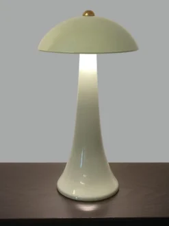 Veli Line Smooth Touch genopladelig bordlampe, grøn