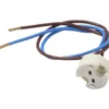 12V fatning 10cm ledning