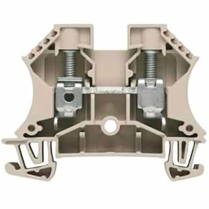 Weidmüller WDU gennemgangsklemme, beige, 10 mm²