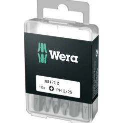 Wera 851/1Z Philips bits, PH2, 10 stk.