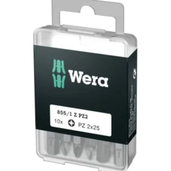Wera 855/1Z PoziDrive bits, PZ2, 10 stk.