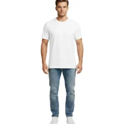 Westborn Basic t-shirt, hvid, str. 2XL
