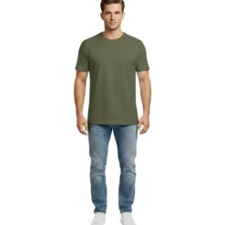 Westborn Basic t-shirt, olivengrøn, str. 2XL