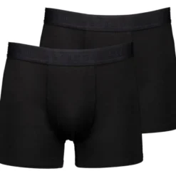 Westborn boxershorts i bambus, 2-pak, sort, str. 4XL