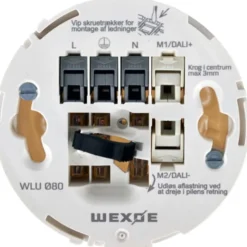 Wexøe universal lampeudtag, antracit