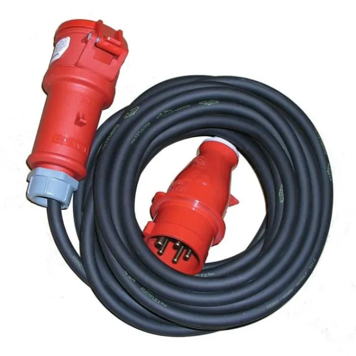 Wexim CEE kabelsæt, 5x2,5 mm², 400V/16A, 10 meter