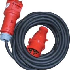 Wexim CEE kabelsæt, 5x6 mm², 400V/32A, 25 meter