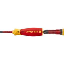 Wiha PocketMax bitsskruetrækker med 4 slimbits, 1000V
