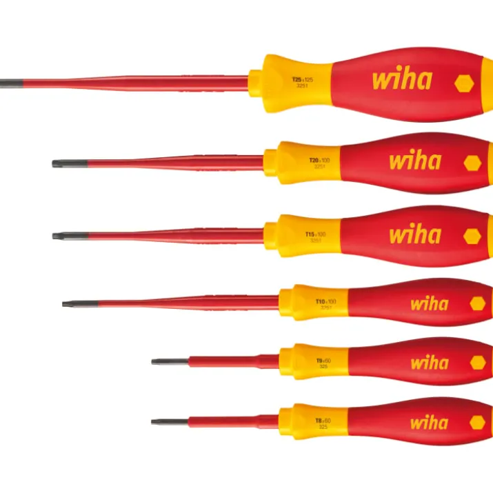 Wiha Slimfix skruetrækkersæt, 1000V, 6 dele, Torx