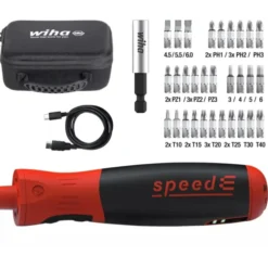 Wiha SpeedE Pocketdrive elektrisk skruetrækker, 31dele