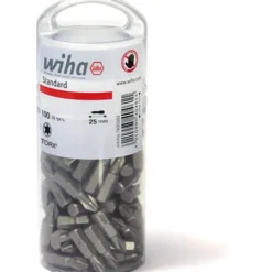 Wiha torx bits 25mm, torx 20, 100 stk.