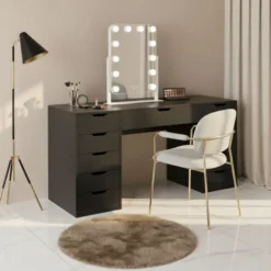 Wilfa EC Shine MI3W-D29 makeup spejl med lys, 35x43,8 cm, hvid