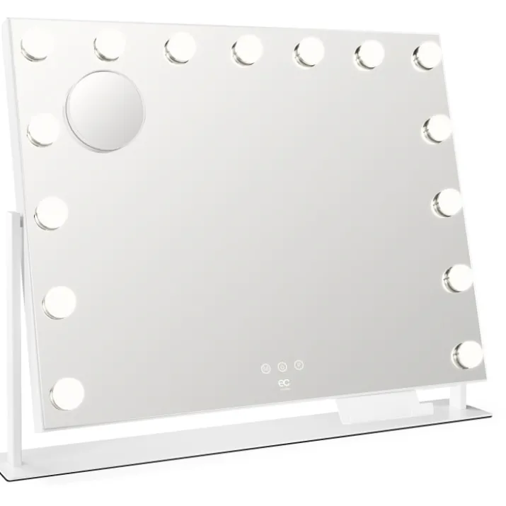 Wilfa EC Star MI2W-D58 makeup spejl med lys, 64x50,3 cm, hvid