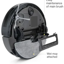 Wilfa Innobot RVC-B4LIN robotstøvsuger, gulvvask, 4000 PA, sort