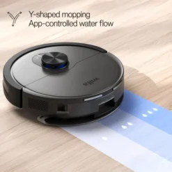 Wilfa Innobot RVC-B4LIN robotstøvsuger, gulvvask, 4000 PA, sort