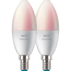 Wiz E14 kertepære, 2200K-6500K, 4,9W, 2-pak