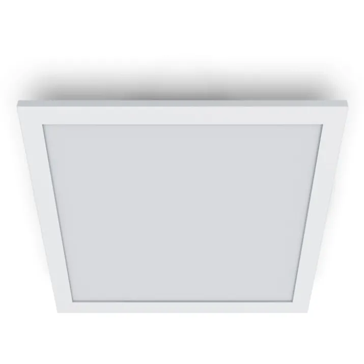 Wiz Superslim panel, justerbar hvid, hvid, 30x30 cm