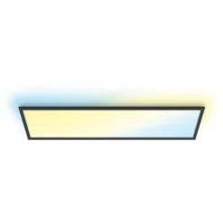 Wiz Superslim panel, justerbar hvid, sort, 120x30 cm